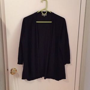 Joseph A Black Swing Sweater Cardigan!